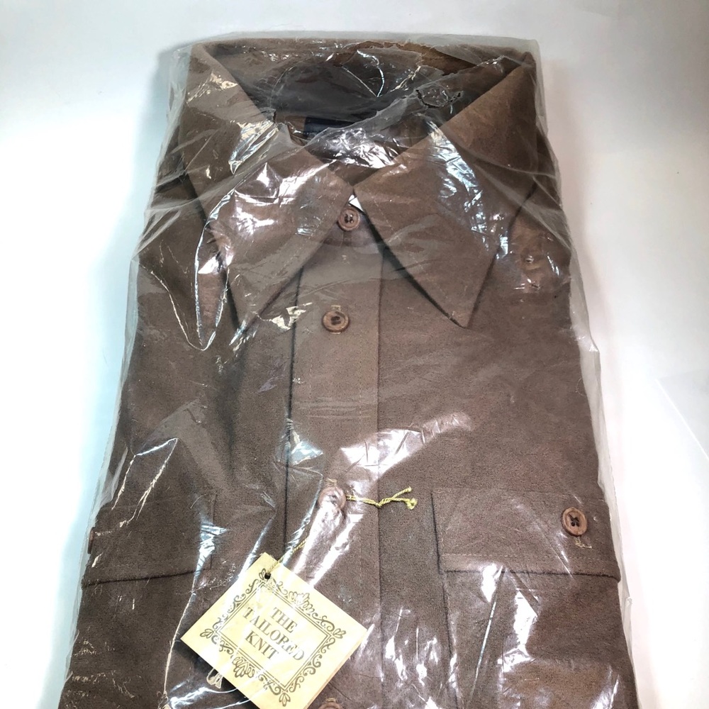 Vintage flannel light brown shirt